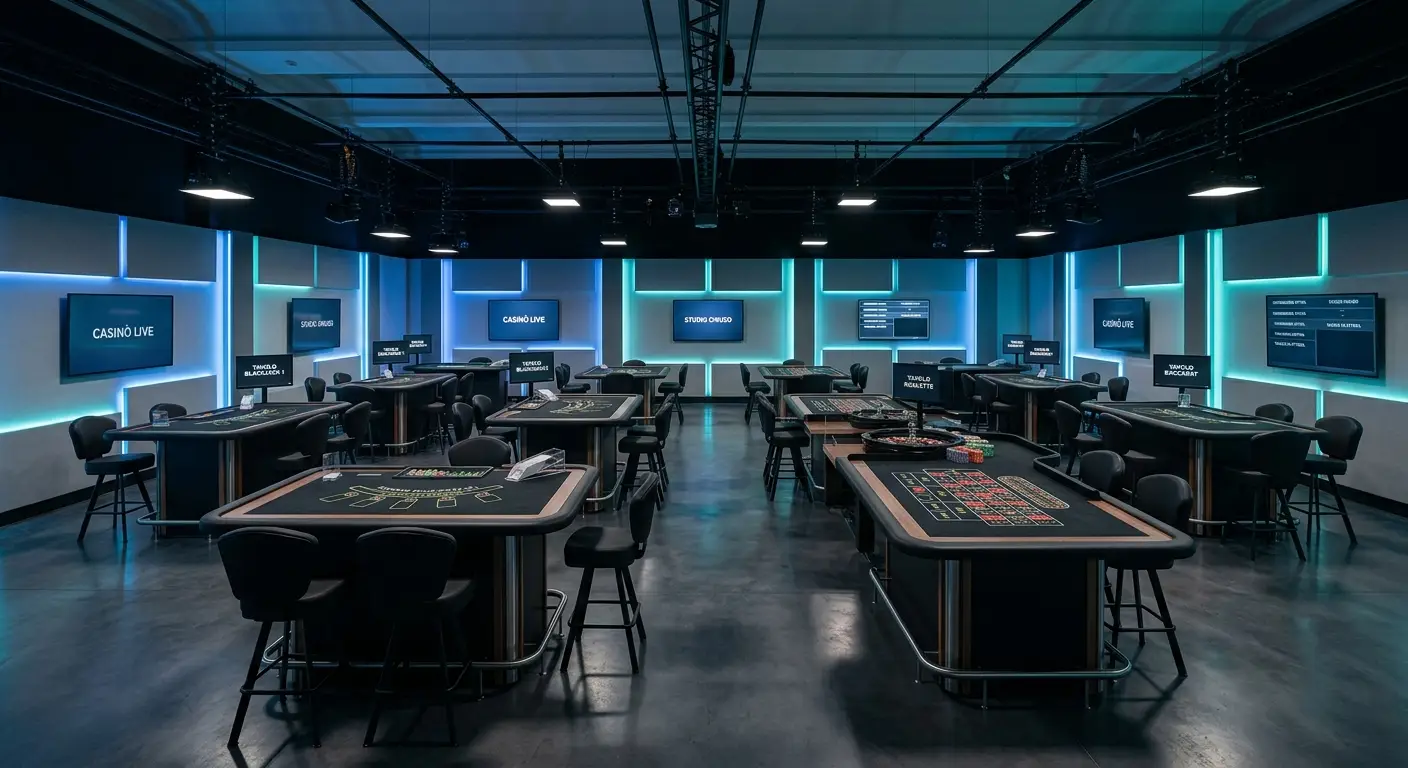 giochi live casino non AAMS roulette blackjack Evolution Gaming